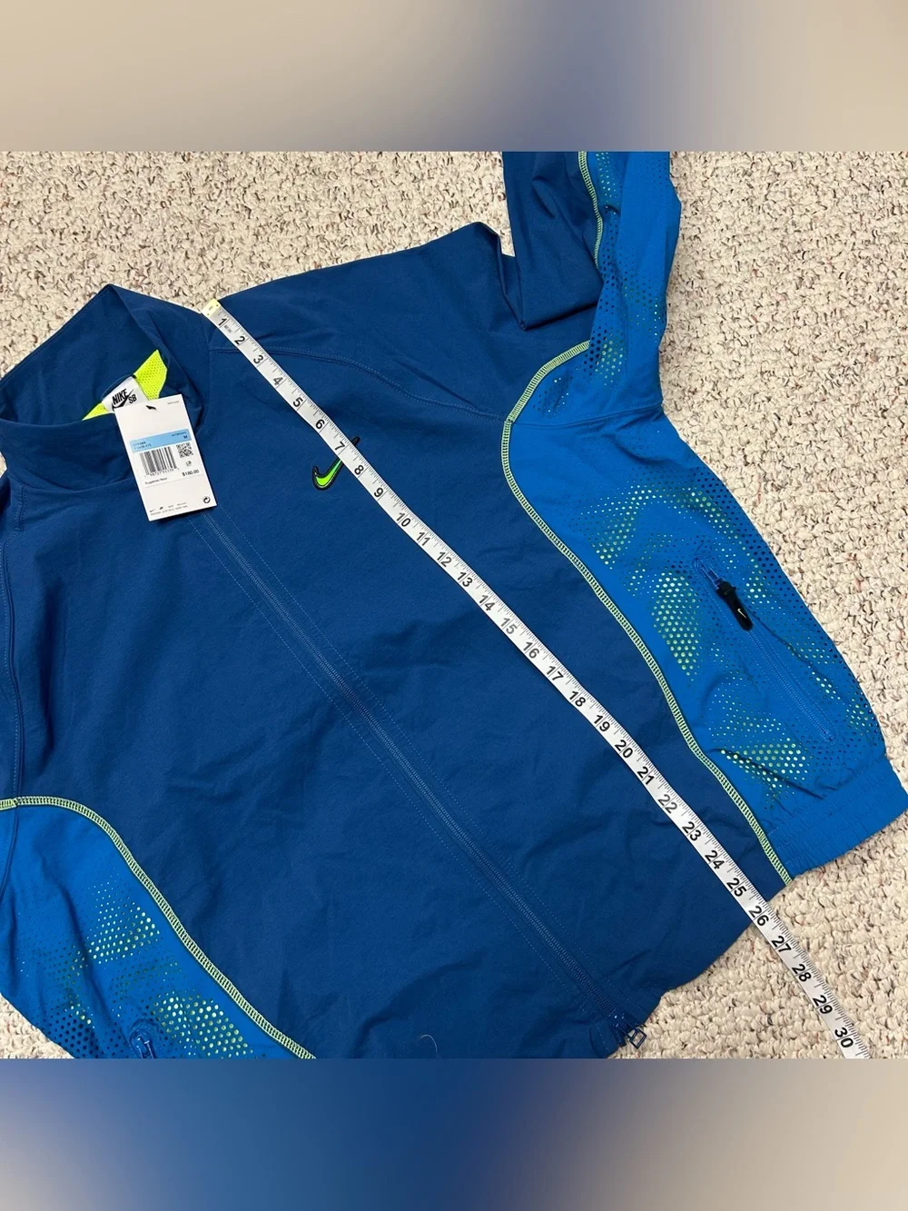 Nike Mens SB Ishod Track Jacket Court Blue IF0438-476 Size Medium NWT Ishod Wair
